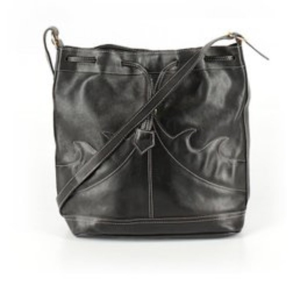 Rappi Italy vintage Leather Western Bucket Bag